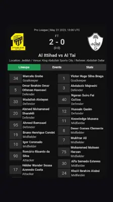 مباريات الاتحاد السعودي android App screenshot 2